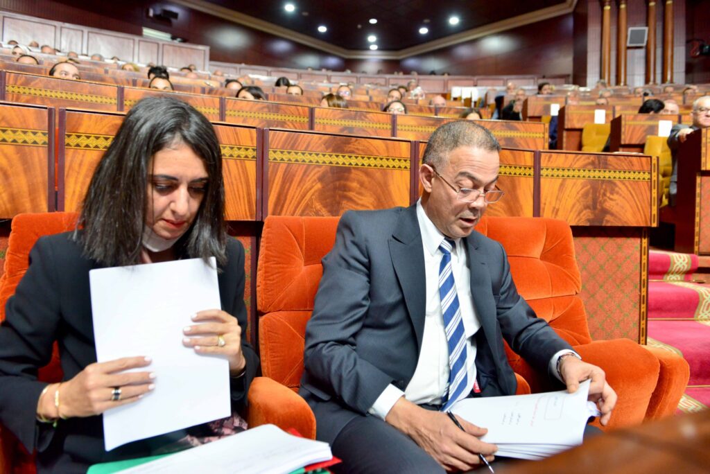نادية فتاح وفوزي لقجع