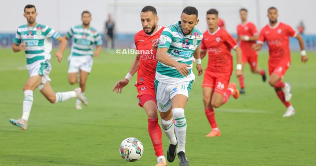 من مقابلة الرجاء الرياضي ضد الفتح الرياضي