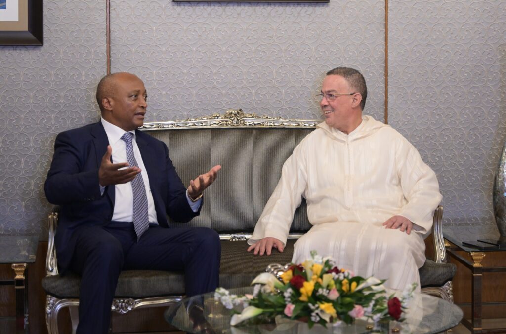 ياتريس موتسيبي وفوزي لقجع