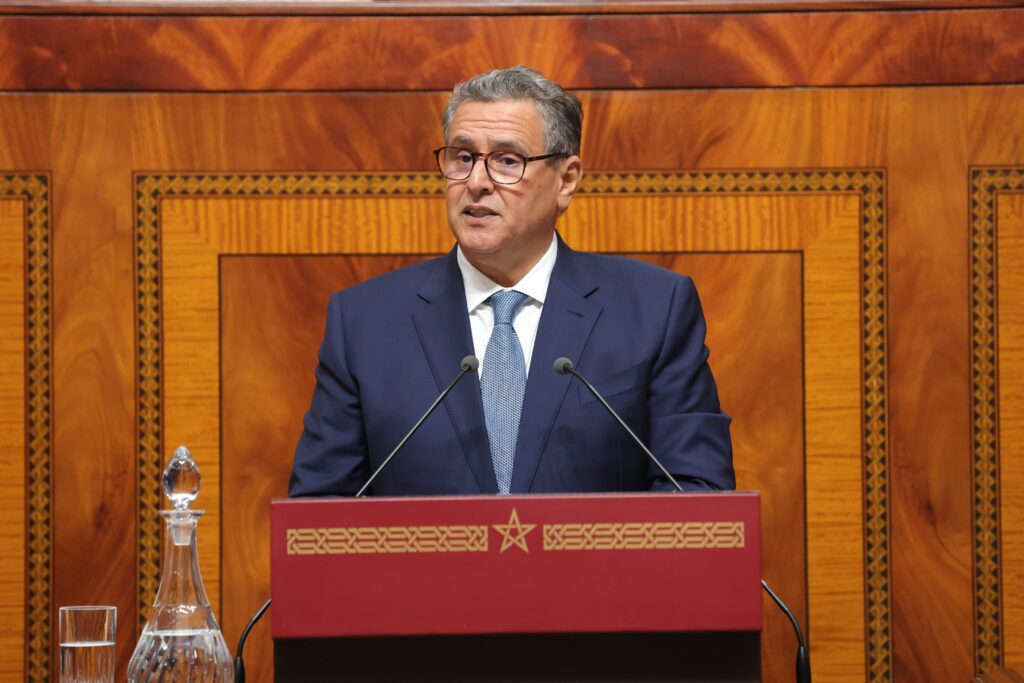 عزيز أخنوش رئيس الحكومة المغربية