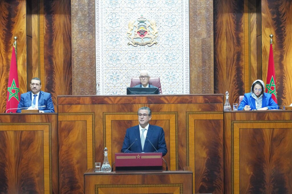 أشغال الجلسة العمومية للأسئلة الشفهية الشهرية الموجهة إلى رئيس الحكومة
