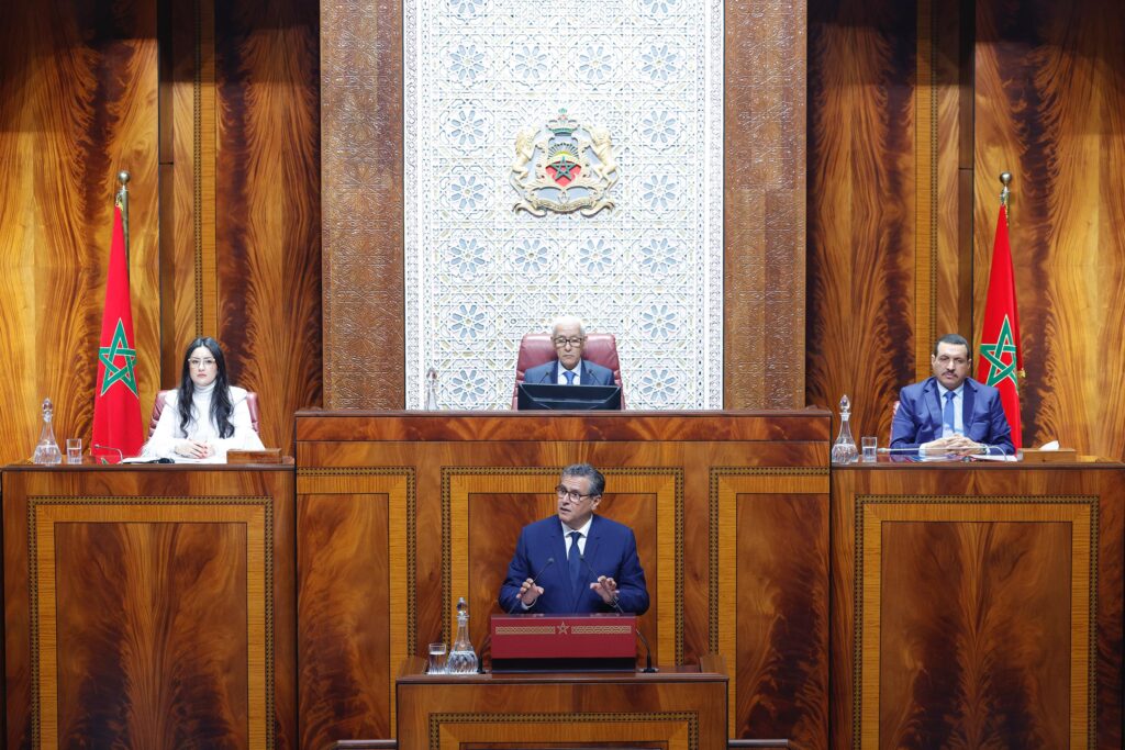 من الجلسة العمومية للأسئلة الشفهية الشهرية الموجهة إلى رئيس الحكومة الإثنين 27 يناير 2025