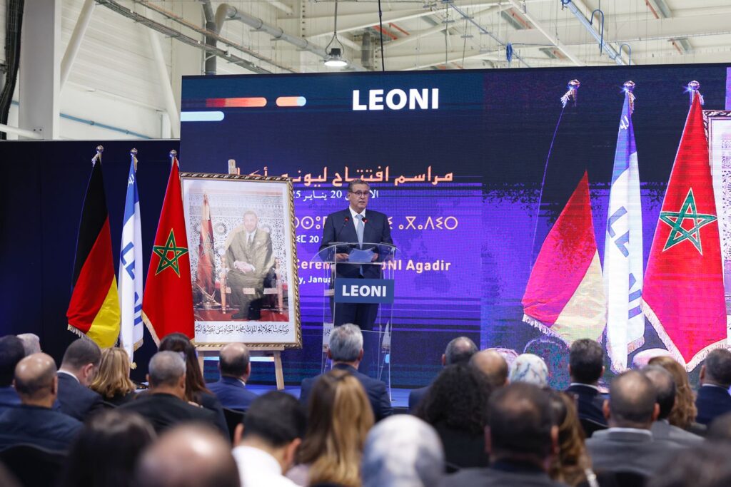 أخنوش يترأس افتتاح مصنع ليوني بأكادير