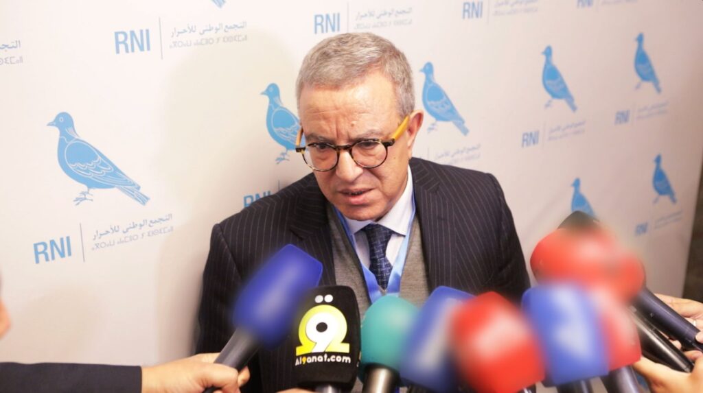محمد أوجار عضو المكتب السياسي لحزب التجمع الوطني للأحرار