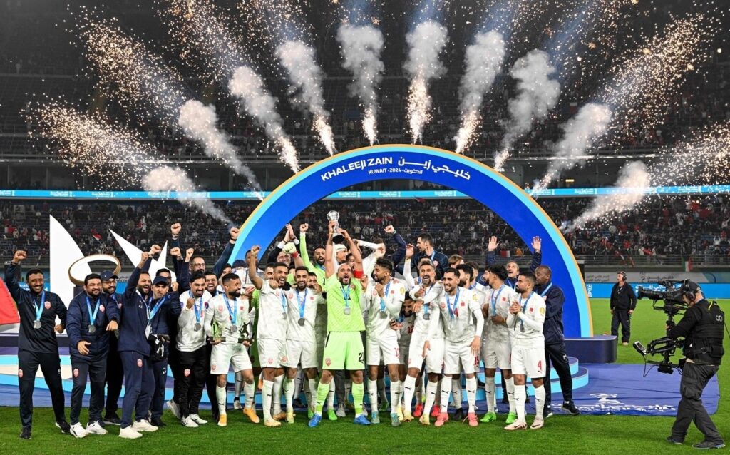 البحرين يُتوج بكأس الخليج