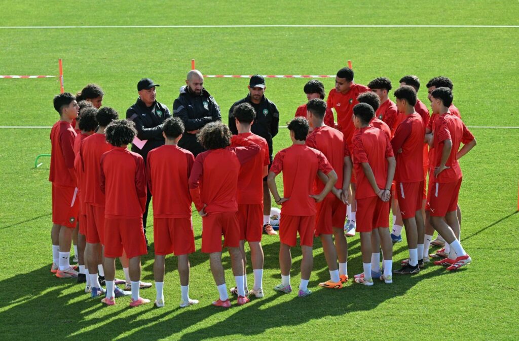 المنتخب الوطني لأقل من 17 سنة يختتم استعداداته لمباراة كوت ديفوار
