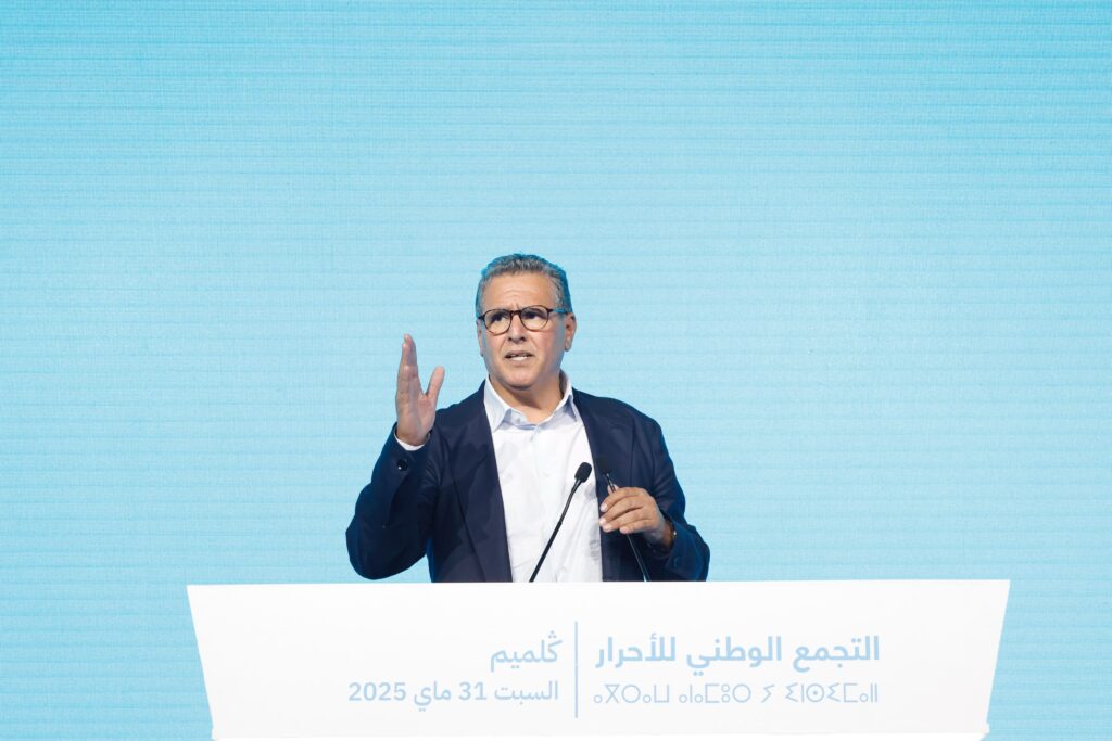 عزيز أخنوش رئيس حزب التجمع الوطني للأحرار