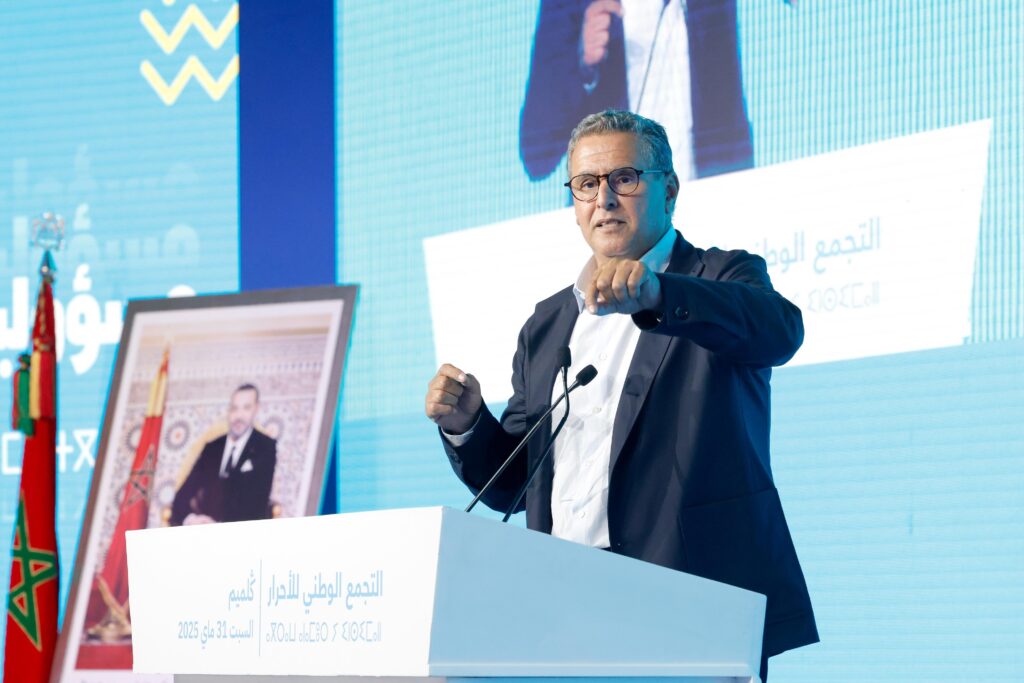 عزيز أخنوش رئيس التجمع الوطني للأحرار
