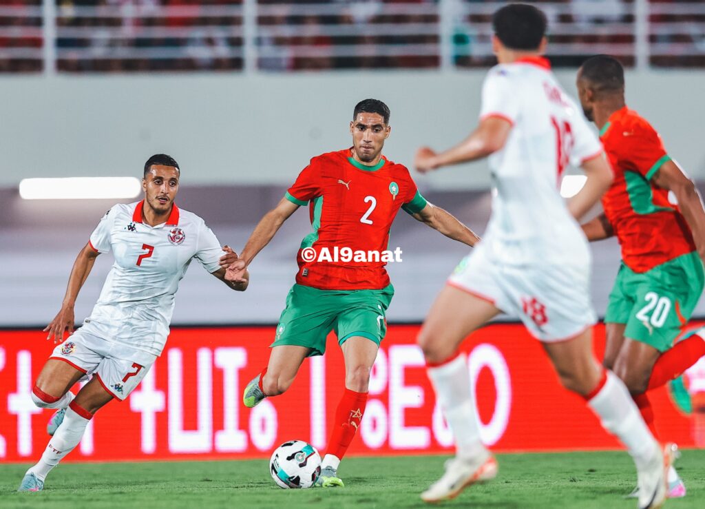 المنتخب المغربي ضد تونس