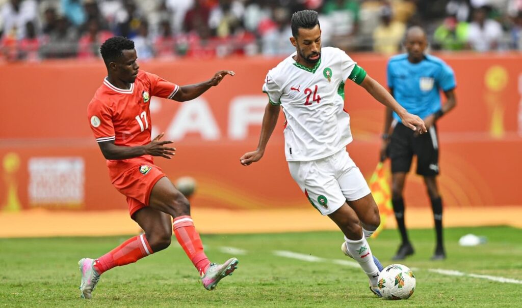 المنتخب المغربي ضد كينيا في الشان