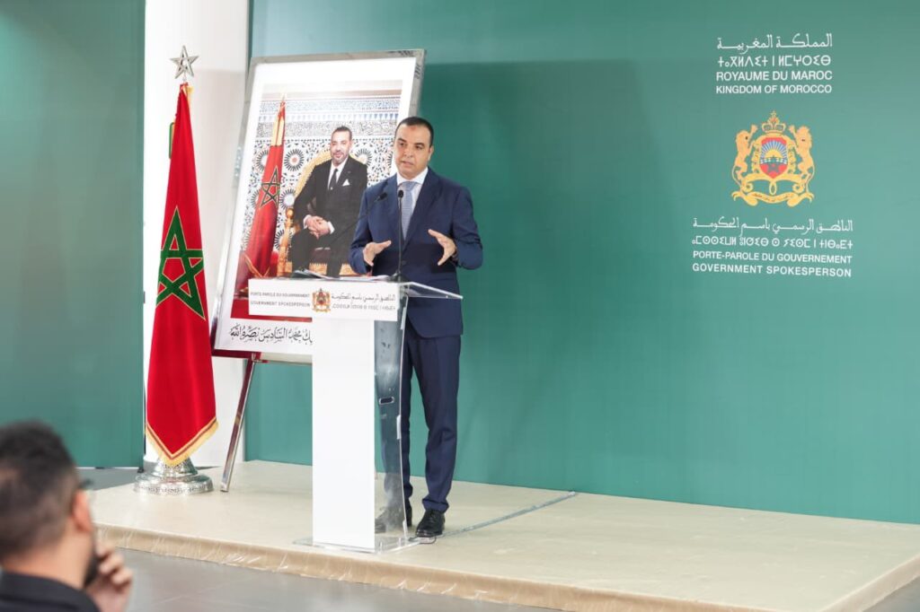 الوزير المنتدب المكلف بالعلاقات مع البرلمان، الناطق الرسمي باسم الحكومة، مصطفى بايتاس