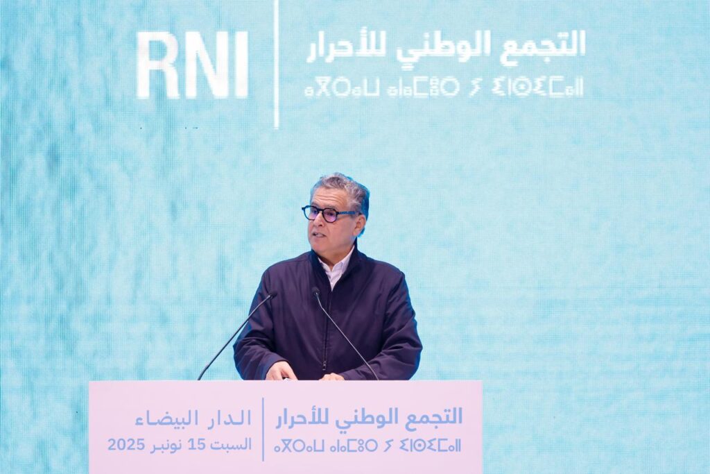 عزيز أخنوش رئيس حزب التجمع الوطني للأحرار