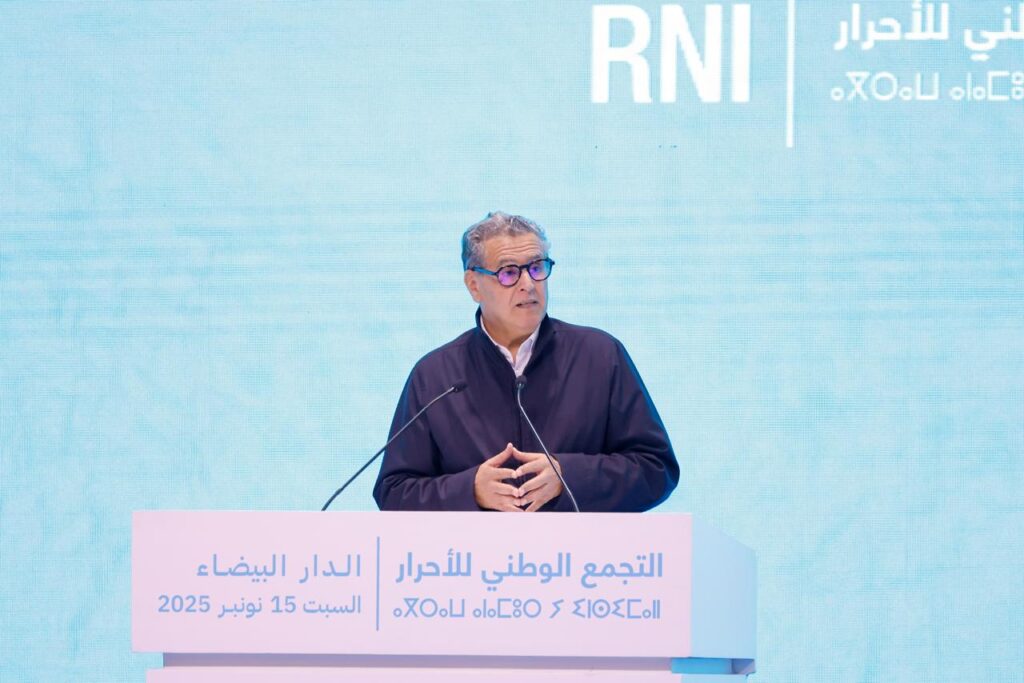 عزيز أخنوش رئيس التجمع الوطني للأحرار