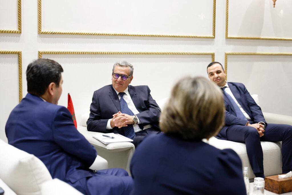 رئيس الحكومة يستقبل رئيس مجلس النواب بجمهورية كازاخستان