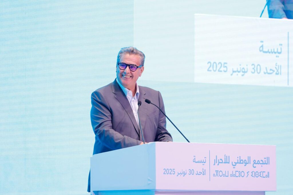 عزيز أخنوش رئيس حزب التجمع الوطني للأحرار