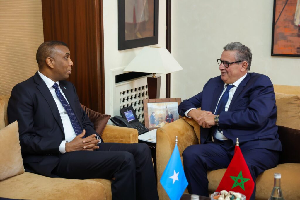 أخنوش يجري مباحثات بالرباط مع رئيس وزراء الصومال لتعزيز التعاون الثنائي