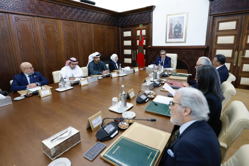 رئيس الحكومة يترأس اجتماعا مع وفد من مسؤولي مجموعة العمل المالي لمنطقة الشرق الأوسط وشمال إفريقيا