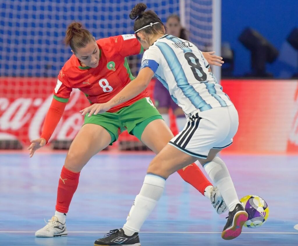 المنتخب المغربي النسوي داخل القاعة