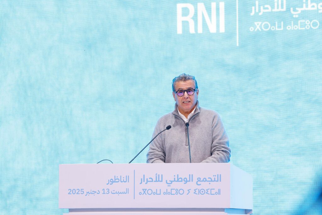 عزيز أخنوش رئيس التجمع الوطني للأحرار