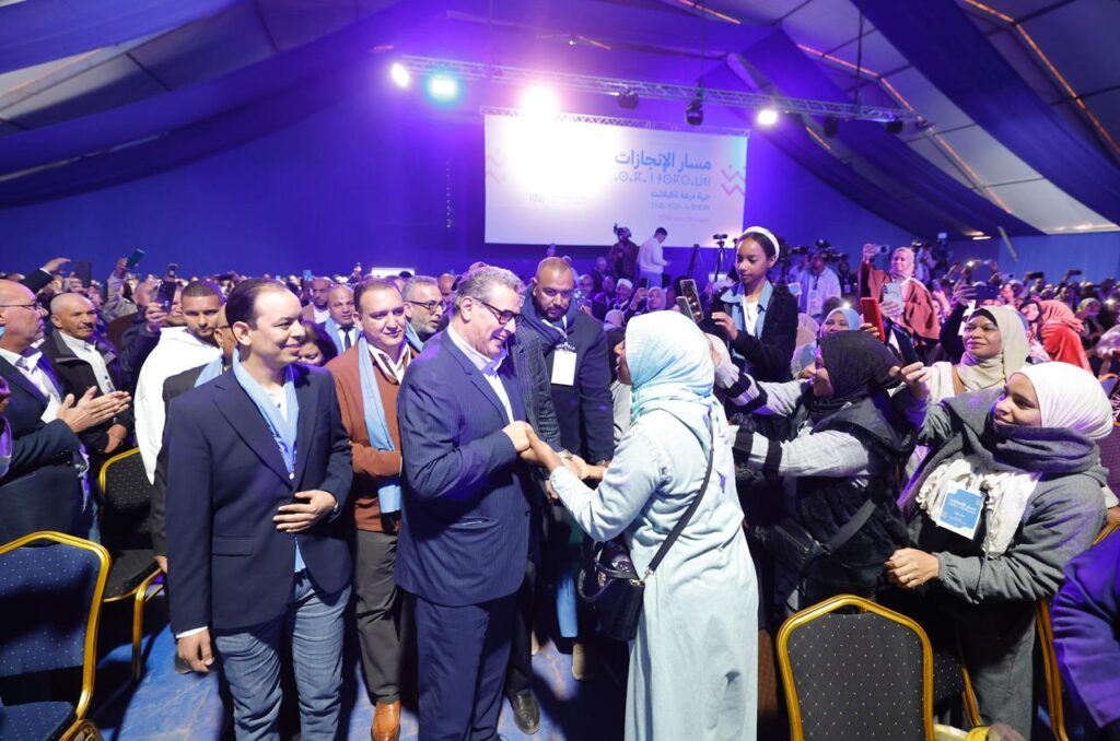 عزيز أخنوش رئيس حزب التجمع الوطني للأحرار بالرشيدية