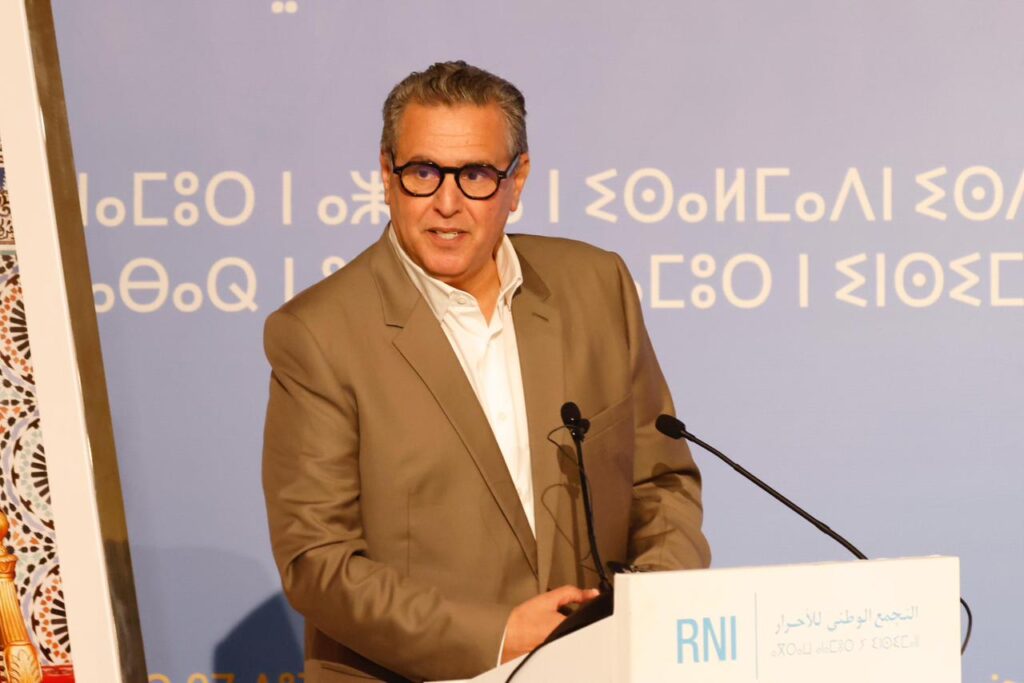 رئيس حزب التجمع الوطني للأحرار، عزيز أخنوش
