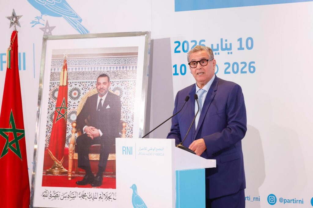عزيز أخنوش رئيس حزب التجمع الوطني للأحرار