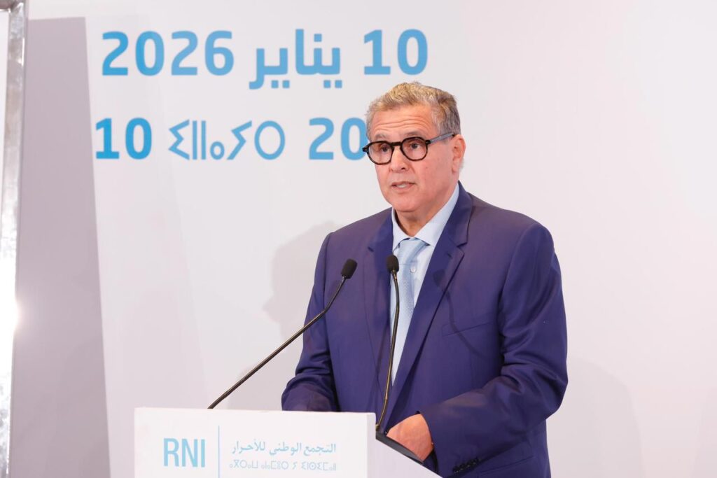 عزيز أخنوش رئيس حزب التجمع الوطني للأحرار