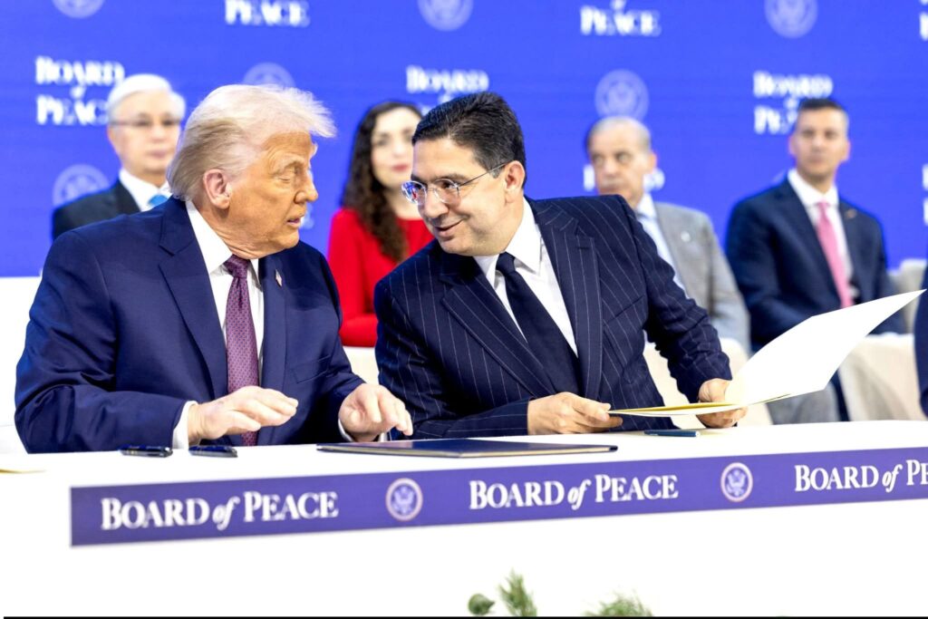 بوريطة من واشنطن: الملك محمد السادس يدعم جهود دونالد ترامب لإعادة إعمار غزة ناصر بوريطة ودونالد ترامب