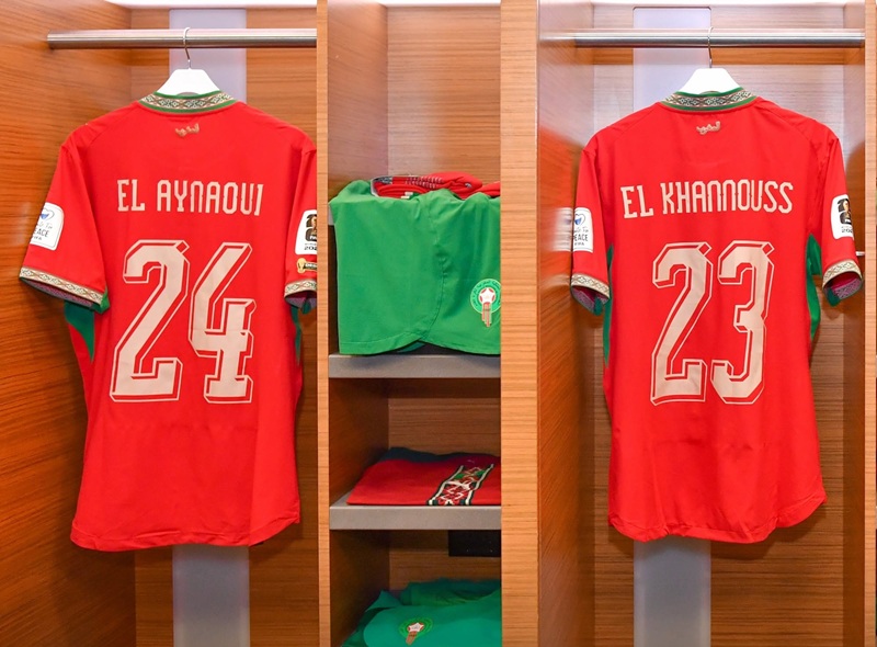كأس العالم 2026.. محمد وهبي يعلن تشكيلة المغرب الرسمية أمام البرازيل أقميصة المنتخب الوطني المغربي