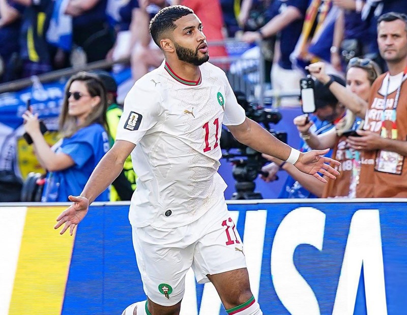 صيباري يتجاوز زياش ويوقع أسرع هدف في المونديال