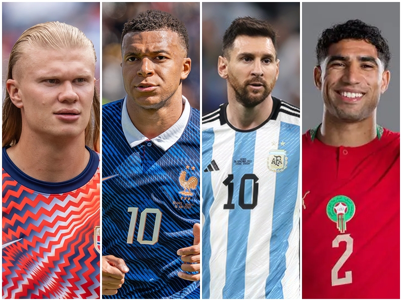 ربع نهائي كأس العالم 2026.. أربع قمم كروية ترسم ملامح الطريق نحو اللقب العالمي حكيمي وميسي ومبابي وهالاند