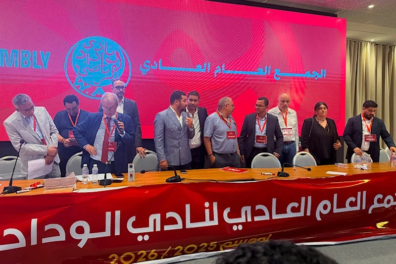 إبراهيم العسري رئيسا جديدا للوداد خلفا لهشام آيت منا الجمع العام للوداد