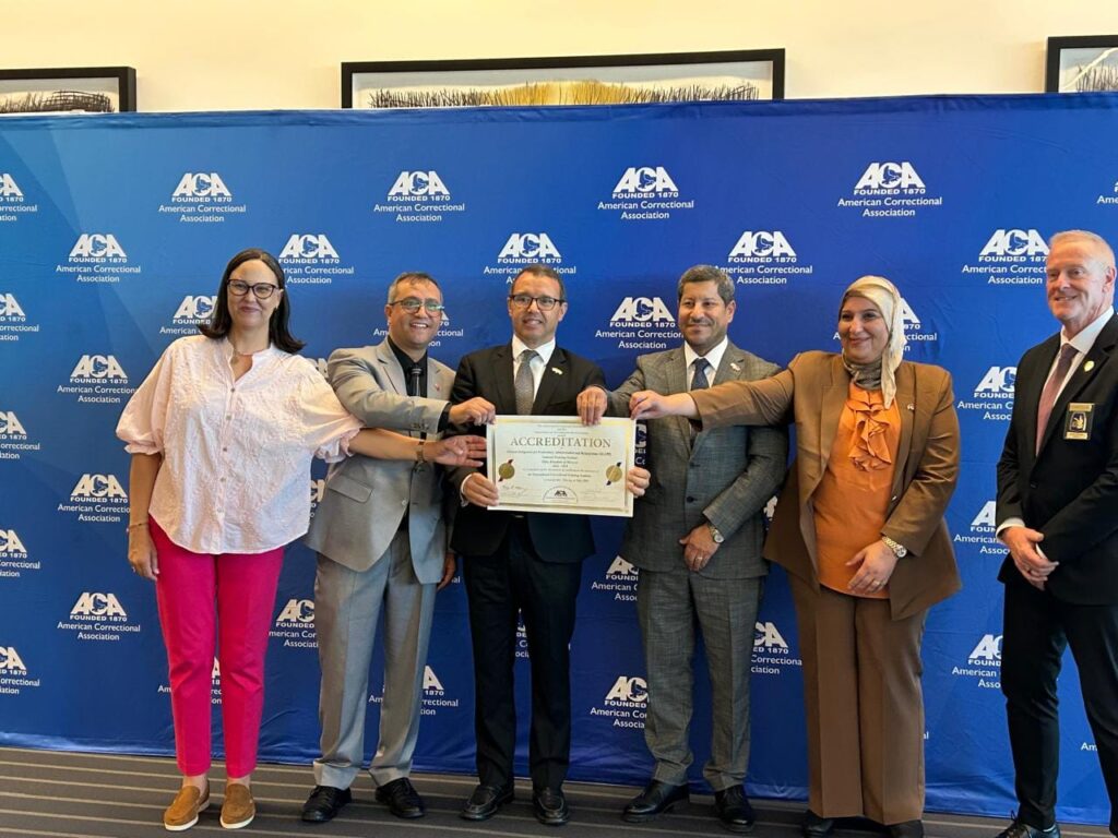 سابقة إفريقية وعربية.. اعتماد أمريكي لمعهد تكوين أطر السجون المغربي المعهد الوطني لتكوين الأطر التابع للمندوبية العامة لإدارة السجون وإعادة الإدماج يحصل على شهادة الاعتماد من الجمعية الأمريكية للسجون
