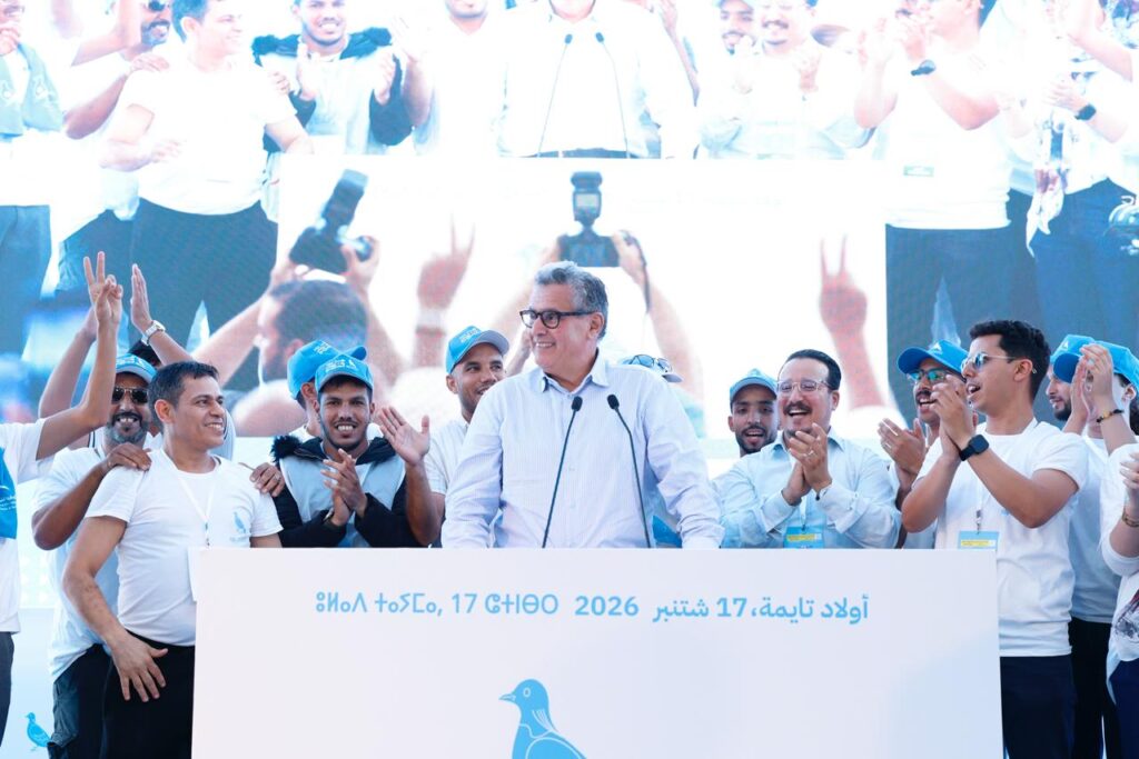 من أولاد تايمة.. أخنوش يستحضر حصيلة الحكومة ويدعو أنصار الأحرار لتجاهل “المشوشين” عزيز أخنوش، رئيس الحكومة وعضو المكتب السياسي لحزب التجمع الوطني للأحرا