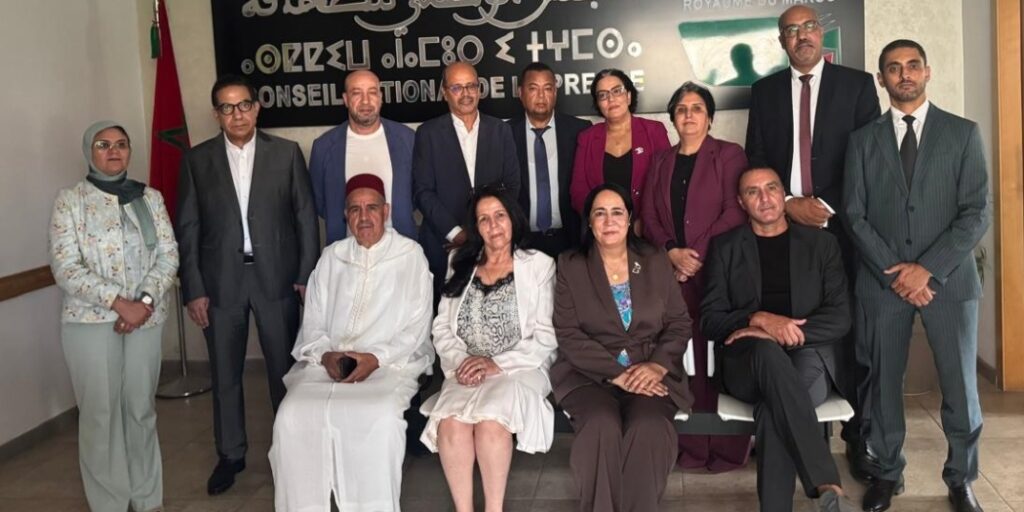 انتخاب المختار الغزيوي رئيسا للمجلس الوطني للصحافة انتخاب رئيس المجلس الوطني للصحافة ونائبته