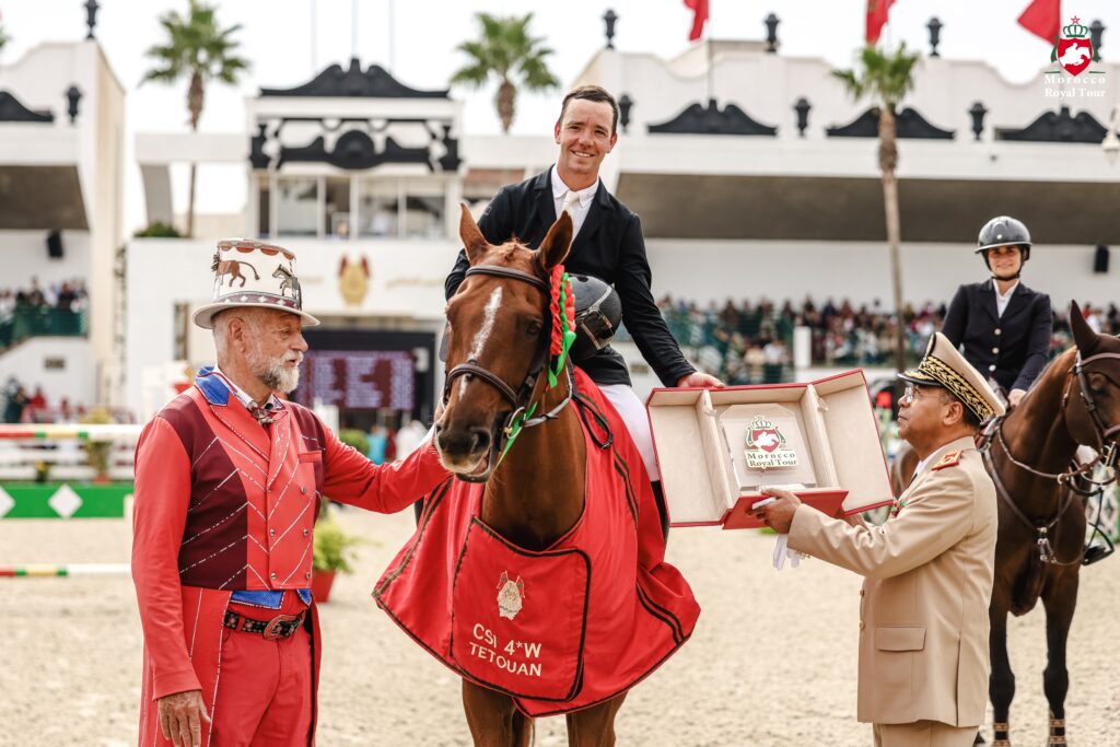 أنطوني بورغارد يتوج بالجائزة الكبرى لكأس العالم CSI4*W بتطوان الجائزة الكبرى لكأس العالم CSI4*W، جائزة صاحب السمو الملكي ولي العهد الأمير مولاي الحسن