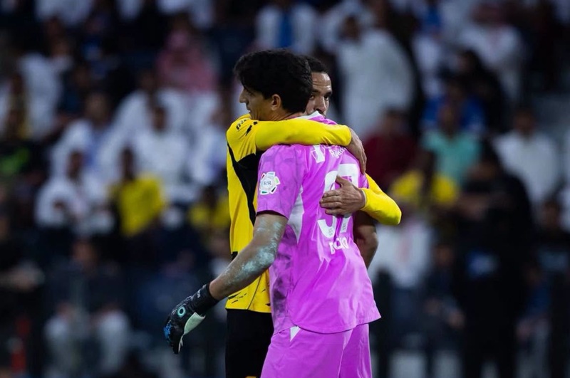 النصيري يكشف سر عدم احتفاله بهدفه أمام بونو ياسين بونو ويوسف النصيري